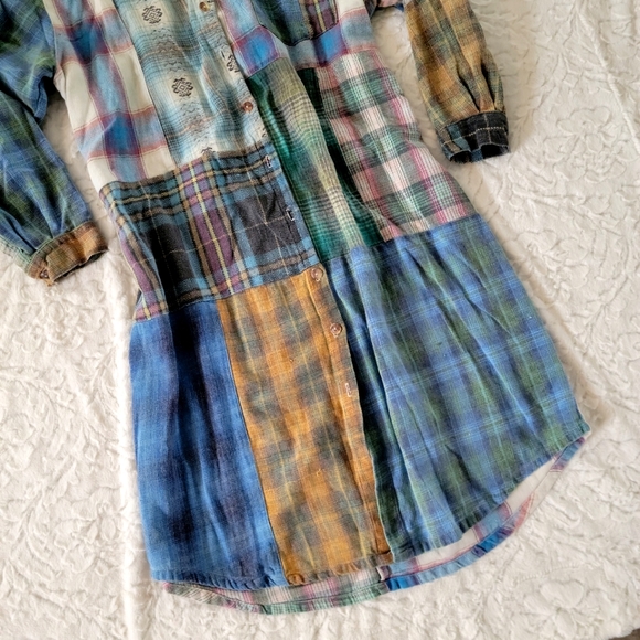 Vintage Flannel Dress 👗 - Picture 3 of 9